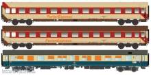 Pirata LC9601 - 3er Set Personenwagen Bcvmh+Bctm DB TUI, Ep.IV, Alpen See
