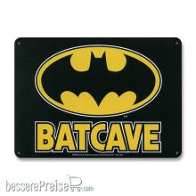 Logoshirt LGS-694-1627000 - DC Comics Blechschild Batcave 15 x 21 cm