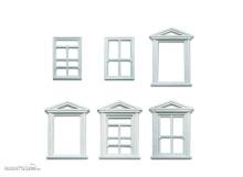 Peco LK-756 - Fenster und Rahmen (8er-Pack)