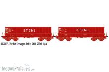 L.S. Models LS31117 - 2er Set Erzwagen DMH SNCF / Stemi, Ep.V - Lemke