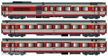 L.S. Models LS40800AC - 3er Set GC Personenwagen SNCF, Ep.IV, Jules Verne, A, AC