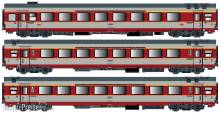 L.S. Models LS40801AC - 3er Set GC Personenwagen SNCF, Ep.IV, Jules Verne, B, AC