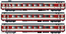 L.S. Models LS40804AC - 3er Set GC Personenwagen SNCF, Ep.IV, Etendard, B, AC