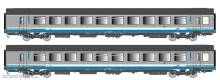 L.S. Models LS41217 - 2er Set Personenwagen VTU SNCF, Ep.V, TER Rhone-Alpes - Lemke