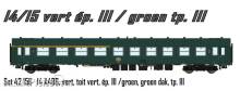 L.S. Models LS42156 - SNCB 14 A4B6, grün Ep. III