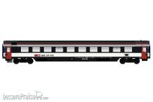 L.S. Models LS47381 - EC Personenwagen, 2.Kl. Bpm SBB, Ep.VI, weiß/rot/schwarz - Lemke