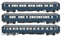 L.S. Models LS49320 - 3er Set Schlafwagen WL S3 CIWL, Ep.IVa, Innenbeleuchtung - Lemke