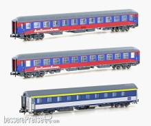 L.S. Models LS76006 - 3er Set Nachtzugwagen AB30+Bvcmz+Bvcmbz BTE, Ep.VI