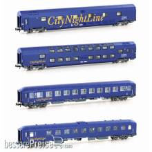 L.S. Models LS97002N - 4er Set Nachtzugwagen CNL, Ep.V, CNL 212/213, Set I - Lemke