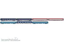 L.S. Models LS97023N - 7er Set Nachtzugwagen ÖBB Nightjet/CD, Ep.VI, NJ408/458 - Lemke