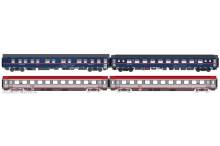 L.S. Models LS97033AC - 4er Set Nachtzugwagen ÖBB NJ, Ep.VI, NJ408, Set I, AC