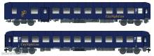 L.S. Models LS97039N - 2er Set Nachtzugwagen Bcvmh + Bdcm CNL, Ep.V