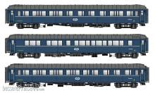 L.S. Models LS98017 - 3er Set Schlafwagen S2U+S3+S3 CP, Ep.IVa - Lemke