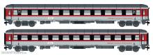 L.S. Models LS98018N - 2er Set Liegewagen Bvcmz + Bvcmbz Wagon Service, Ep.VI