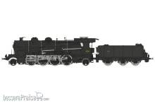 REE Modeles MB-159 - 141 D 202 + Tender 25 A 334 Black VEYNES SNCF Era III - ANALOG