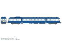 REE Modeles MB-163 - X 2816 modernized, Blue 202, White 708 and Grey 804, relief logo, LYON-VAISE, SNCF Era IV-V. Railcar saved by « L’autorail X2800 du Haut-Doubs » - ANALOG