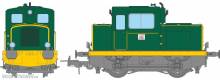 REE Modeles MB-219 - MOYSE 32 TDE, INDUSTRIAL, Marchal light, GREEN Yellow line, ANALOG DC