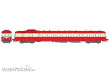REE Modeles MB-229 - X 2913 with skirt, 1st class, Red 605 et Cream 407, Roof red, VAISE, SNCF Era IV - ANALOG DC