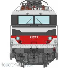 REE Modeles MB-255 - Elektrolokomotive BB 25212 Multiservice RENNES in Mehrzweck-Lackierung - Ep.V - DC Analog