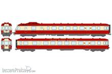 REE Modeles MB-257 - RGP 1 train set - X-2774 NOISY, Red TEE, 3 lights Era III-IV - ANALOG