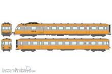 REE Modeles MB-261 - RGP 1 train set - X-2726 METZ, Orange Alu Era IV - ANALOG