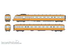 REE Modeles MB-262 - RGP 1 train set - X-2732 LYON-VAISE, Orange concrete gray Era IV - ANALOG