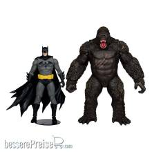 DC Justice League Monsterverse DC Multiverse Actionfiguren 2er-Pack Batman & Kong 29 cm