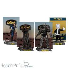 Fallout Movie Maniacs PVC Statuen 4er-Pack Lucy, Maximus, The Ghoul & Vault Boy 15 cm