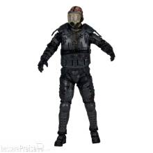 McFarlane Toys MCF14351 - The Walking Dead Actionfigur Gas Mask Zombie (Season 4) 13 cm