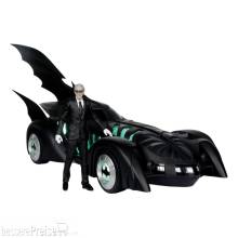 McFarlane Toys MCF15019 - Batman Forever DC Multiverse Actionfigur mit Fahrzeug Alfred Pennyworth & Batmobile (Gold Label) 79 cm