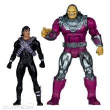 McFarlane Toys MCF17753 - DC Multiverse Megafig Actionfigur 2er Pack Mongul vs Superman (Return of Superman) 25 cm