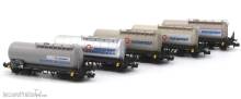 MF Train MF71024 - 5er Set Kesselwagen Transfesa, Ep.VI - Lemke