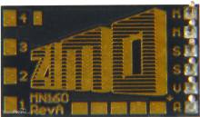 Zimo MN160L - Variante des MN160N, wo aber die 6pol Stiftleisten im rechten Winkel zur Decoderplatine sind- DCC, Motorola, DC analog, kein AC analog