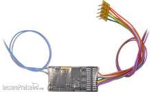 Zimo MS450R - H0 mfx-Sounddecoder NEM652 30x15x4mm/1,2A/12FA/3W Audio/Servo/16VEnergiesp.