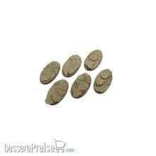 Micro Art Studio MSB00260 - Shale Bases, Oval 60x35mm (4)