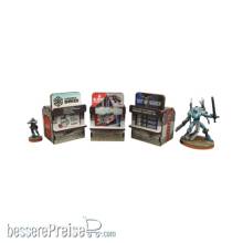 Micro Art Studio MSH00145 - Precinct Sigma Food Booths 1 (3) PREPAINTED (grey)