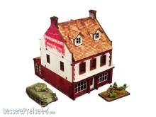 Micro Art Studio MSH00171 - WW2 Normandy Restaurant PREPAINTED [15mm/1:100]
