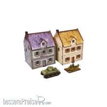 Micro Art Studio MSH00174 - WW2 Normandy Townhouse 3 PREPAINTED [15mm/1:100]