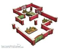 Micro Art Studio MSH00187 - WW2 Normandy Brick Wall PREPAINTED [15mm/1:100]
