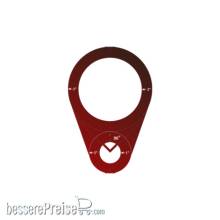 Micro Art Studio MSP00167 - Circular Ruler Red