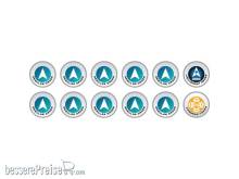 Micro Art Studio MSP00267 - N4 Infinity Tokens Regular Orders Blue (12)