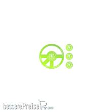 Micro Art Studio MSP00306 - Smoke Markers 20mm & 1´ Control Zone KT Fluo Green