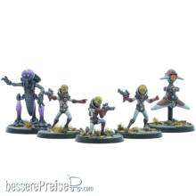 Modiphius Entertainment MUH01620119 - Fallout: Miniatures - Zetans - Invaders from Beyond