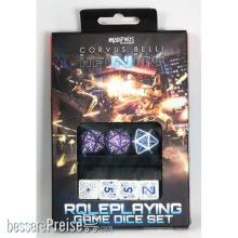 Modiphius Entertainment MUH050498 - Infinity: Infinity RPG Dice Set - Combined Army