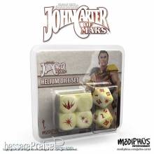 Modiphius Entertainment MUH051669 - John Carter of Mars: Helium Dice (white)