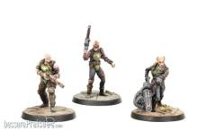 Modiphius Entertainment MUH051722 - Fallout: Wasteland Warfare - Ack Ack, Sinjin & Avery