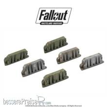Modiphius Entertainment MUH051726 - Fallout: Wasteland Warfare - Terrain Expansion: Military Barricades