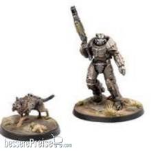 Modiphius Entertainment MUH051733 - Fallout: Wasteland Warfare - X-01 Survivor & Dogmeat