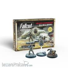Modiphius Entertainment MUH052156 - Fallout: Wasteland Warfare - Ed-E, Rex and Veronica