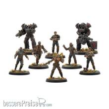 Modiphius Entertainment MUH162012 - Fallout: Miniatures - Wasteland Raiders Core Set (Plastic)